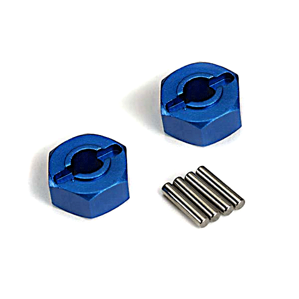 Traxxas 12mm Hex Aluminum Wheel Hub (Blue)