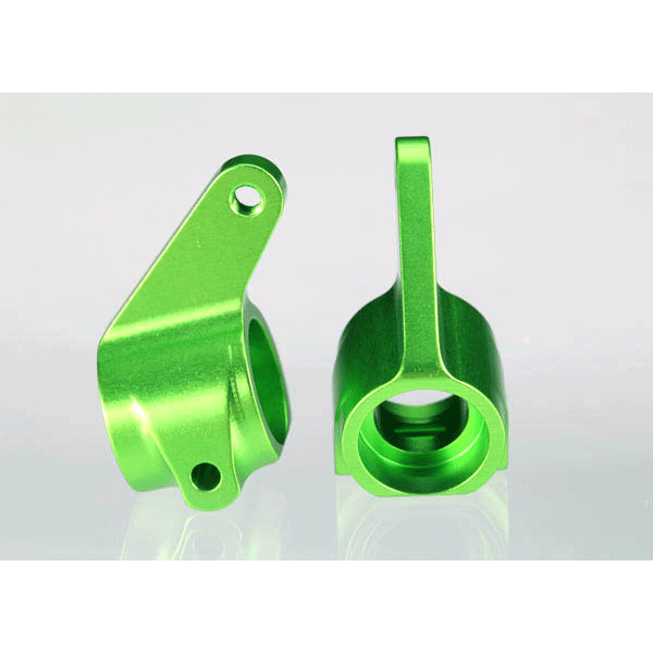 Traxxas Aluminum Steering Blocks w/Ball Bearings (Green) (2)