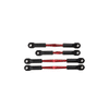 Traxxas Aluminum Turnbuckle Camber Link Set (Red) (4)
