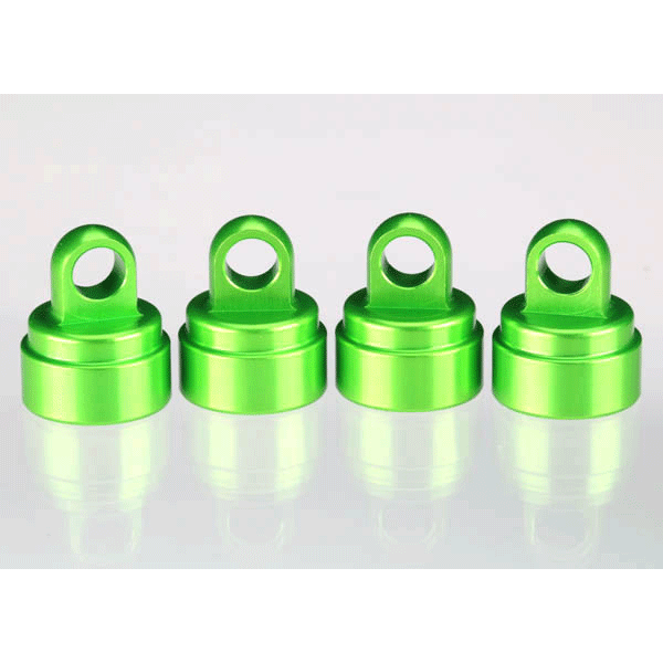 Traxxas Aluminum Ultra Shock Cap (Green) (4)