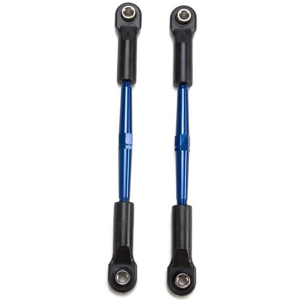 Traxxas 61mm Aluminum Toe Link Turnbuckle Set (Blue)