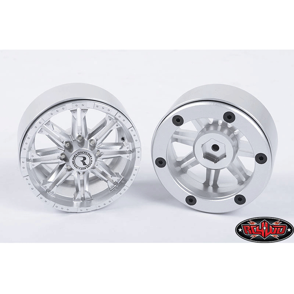 RC4WD Raceline Octane 2.2 Beadlock Wheels (Sliver)