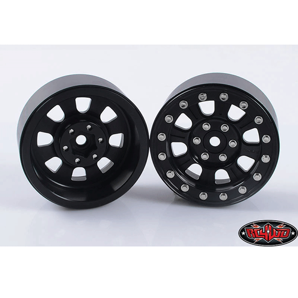 RC4WD Raceline Monster 2.2 Beadlock Wheels (Black)