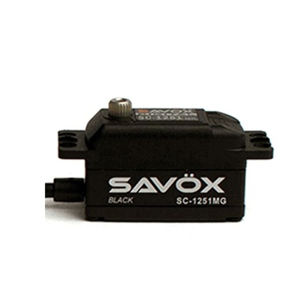 Savox SC-1251MG Black Edition Low Profile Digital 