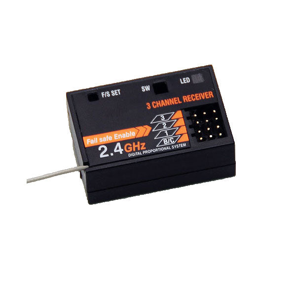 RC4WD 3-Channel 2.4Ghz Orange Receiver