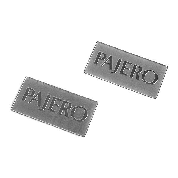 RC4WD Metal License Plate for Tamiya CC01 Pajero (Silver)