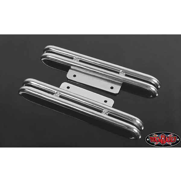 RC4WD Steel Tube Side Steps for Tamiya Hilux & Bruiser (Silver)