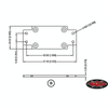 RC4WD 1/10 Warn 9.5cti Winch CNC Mounting Plates