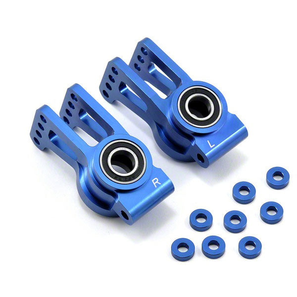 Losi Aluminum Rear Hub Set (Blue) (2)5IVE-T MINI WRC