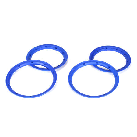 Losi 5IVE-T Inner & Outer Beadlock Set (Blue) (4) 5IVE-T