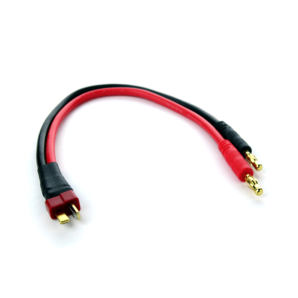 Common Sense RC Deans Type Charging Adapter with Banana Plugs