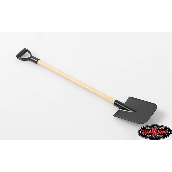 RC4WD Scale Garage Series 1/10 Wooden Handle Boulder Flat Shovel w/D-Grip