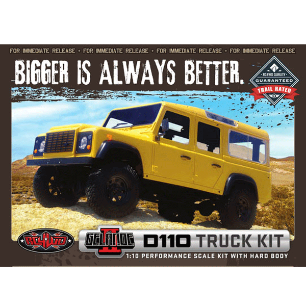 RC4WD GELANDE II D110 Truck Kit With Hard Body
