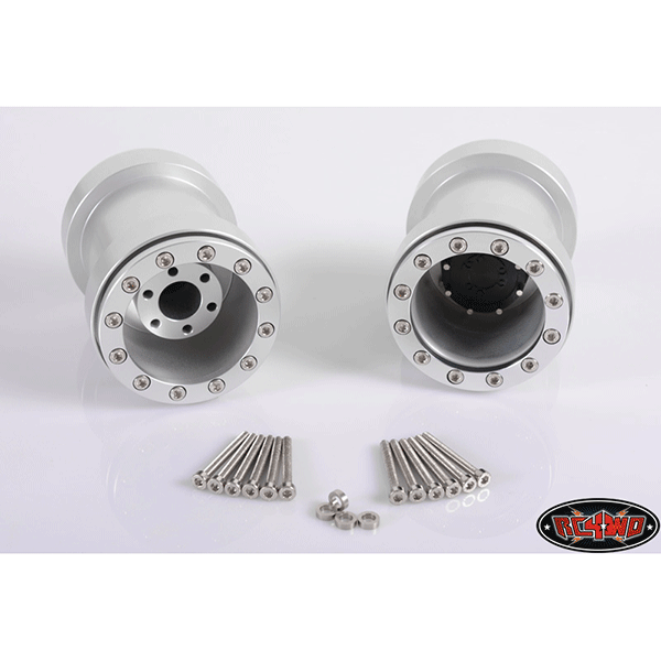 RC4WD Universal Monster Truck Beadlock Wheels V2 For Clod Buster (Aluminum)