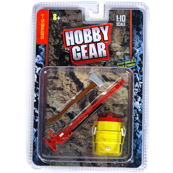 Hobby Gear Phoenix Toys 1/10 RC Rock Crawler Accessory Axe, High Lift Jack & Portable Cooler