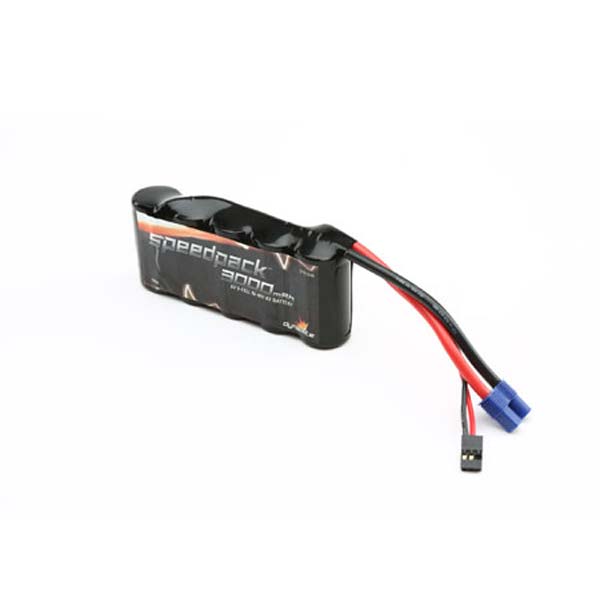 Dynamite Speedpack 6V 3000mAh NiMH 5C Flat Receiver Pack For Losi 5IVE-T