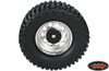 RC4WD Pro10 1.9 Steel Stamped Beadlock Wheel (Silver)