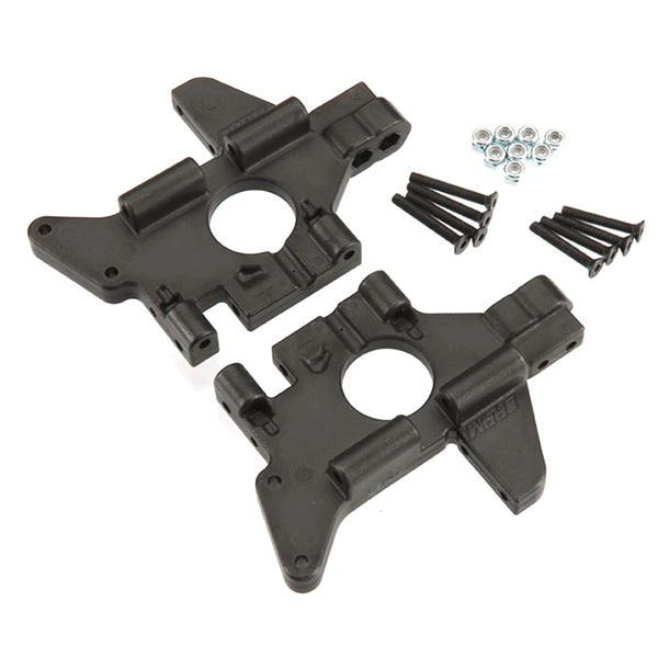 RPM Rear Bulkheads for the Traxxas T-Maxx and E-Maxx (Black)