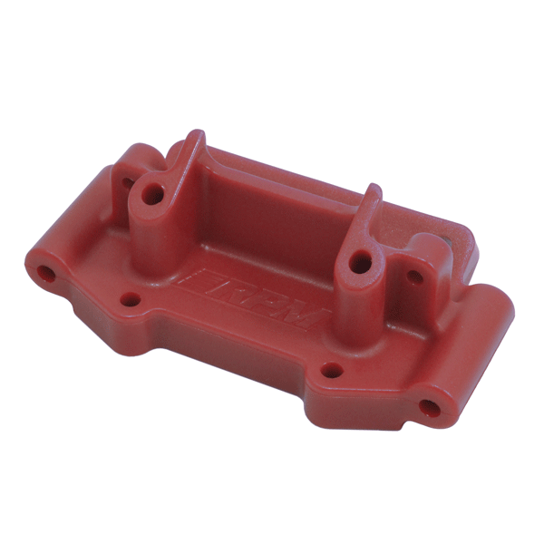 RPM Front Bulkhead for Traxxas 2wd 1:10 scale Vehicles Red