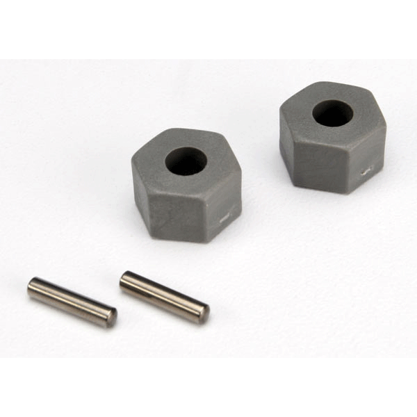 Traxxas Front Hex Wheel Hubs w/Axle Pins (2)