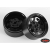 RC4WD 5 Lug Wagon 1.9 Steel Stamped Beadlock Wheels (Black)