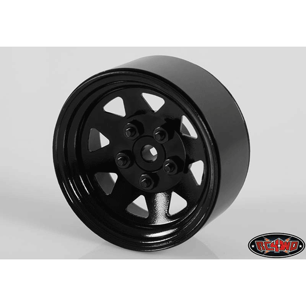 RC4WD 5 Lug Wagon 1.9 Single Steel Stamped Beadlock Wheel (Black)