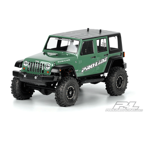 Pro-Line SCX10 Jeep Wrangler Unlimited Rubicon 12.3 Crawler Body (Clear)