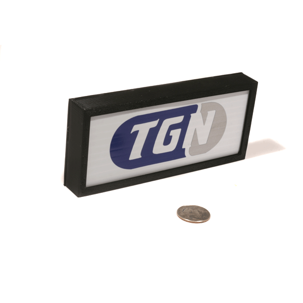 Exclusive RC 1/10 Scale TGN Lighted Sign