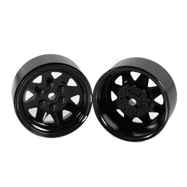 RC4WD 6 Lug Wagon 1.9 Steel Stamped Beadlock Wheels (Black)