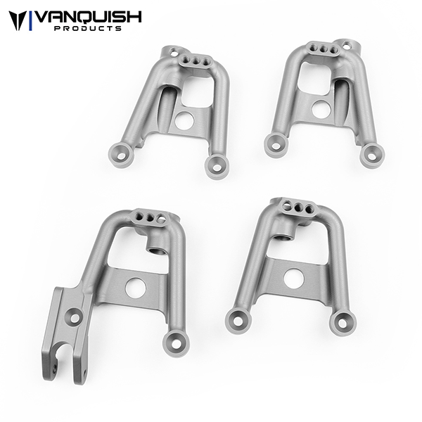 Vanquish Products SCX10 II Shock Hoops (Silver)