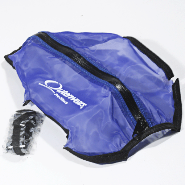 Outerwears Short Course Truck Shroud w/Zipper Taxxas Slash 2WD (Blue)