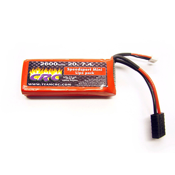 Calandra Racing Concepts 7.4V 2600mAh 20C 2S LiPo Battery Traxxas