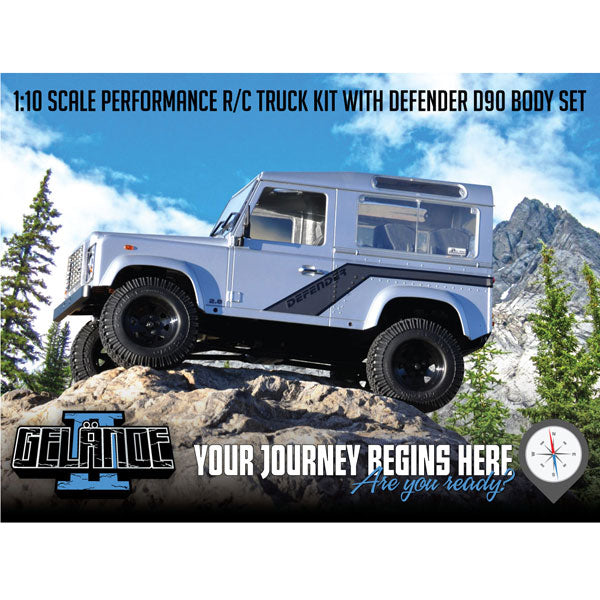 RC4WD Gelande II Truck Kit w/Defender D90 Body Set