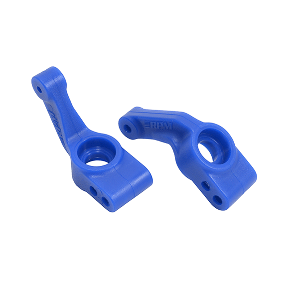 RPM Blue Rear Bearing Carriers (Slash 2wd, e-Rustler, e-Stampede 2wd & Bandit)